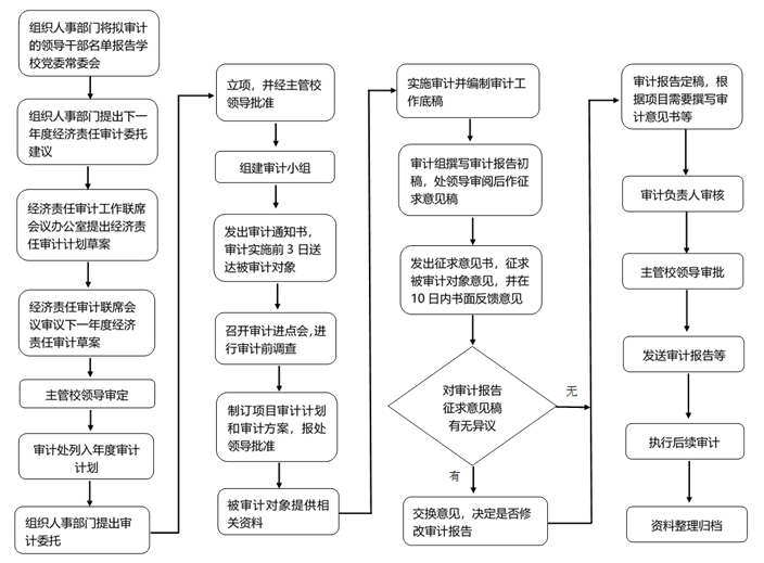 经济责任审计流程图